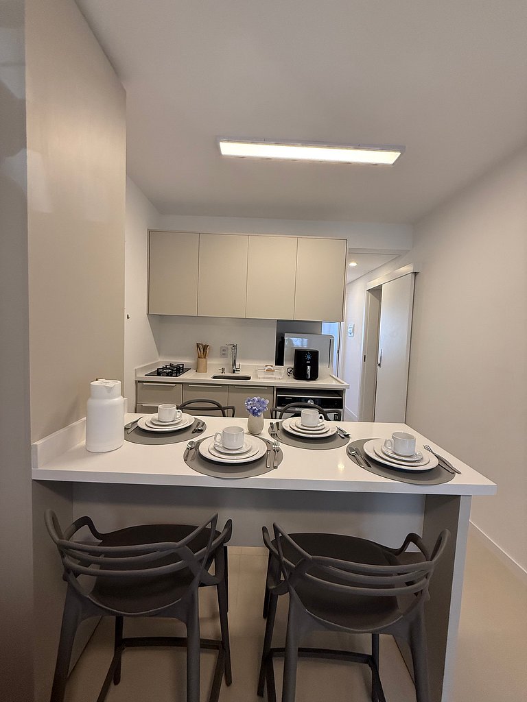 Apt 3 min do Canto das Pedras Canasvieiras C01