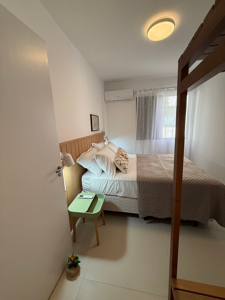 2 quartos 100m da praia centrinho dos Ingleses C07